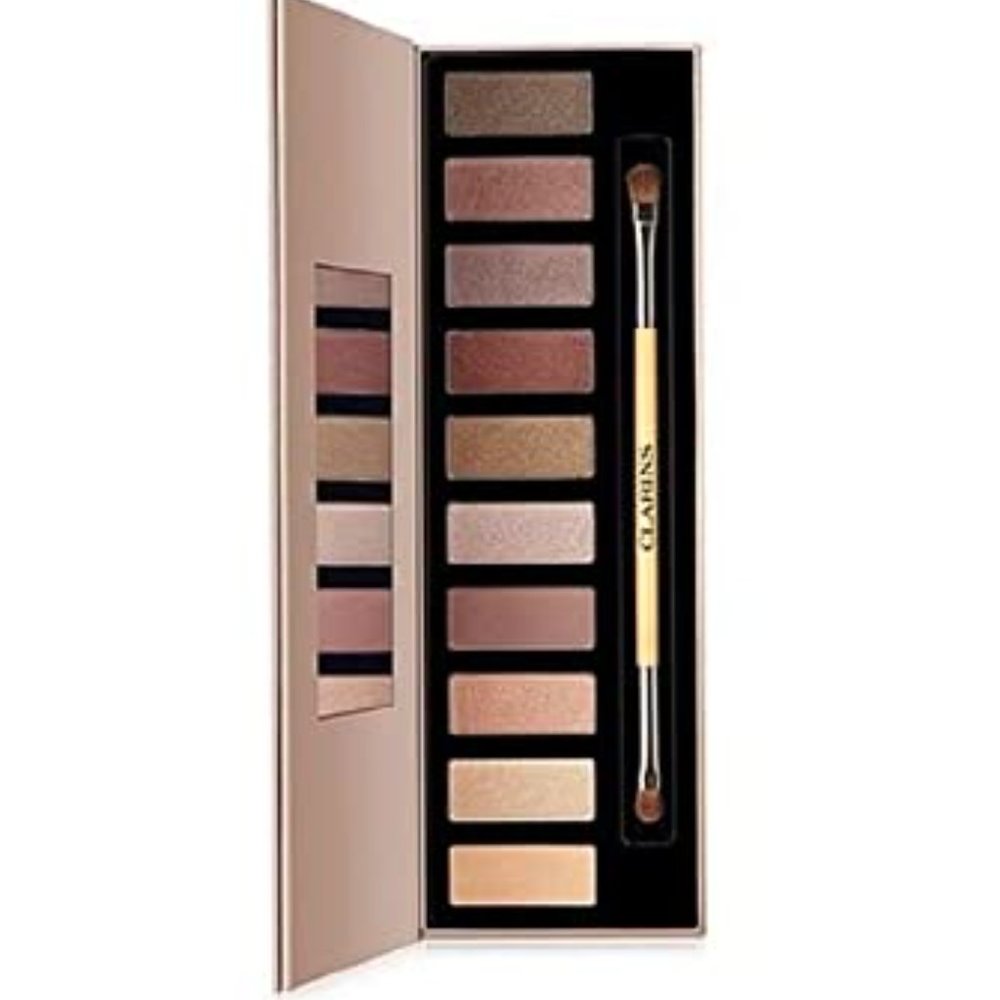 Clarins The Essentials Eyeshadow palette 10 nude (browns, golds, earth tones)